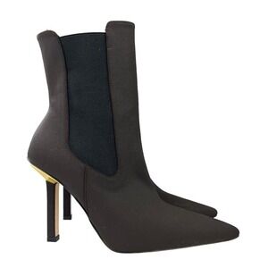 Good American High Kickstand Chelsea‎ High Heel Ankle Runway Chic Boots Womens 9